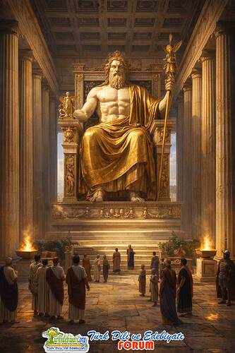 Olimpia’daki-Zeus-Heykeli